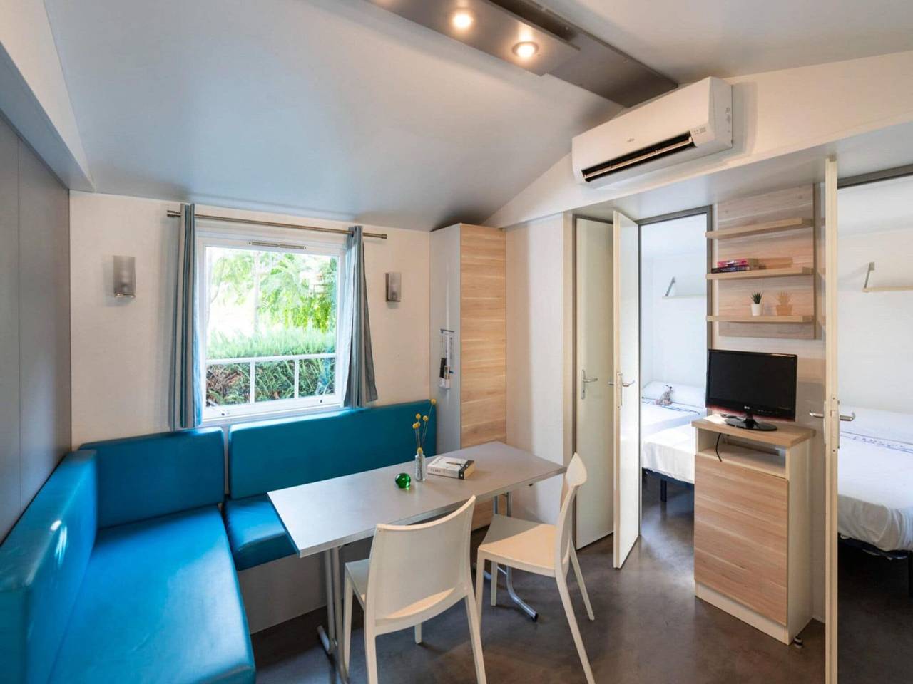 Mobile home with covered terrace in Malgrat de Mar, Costa del Maresme