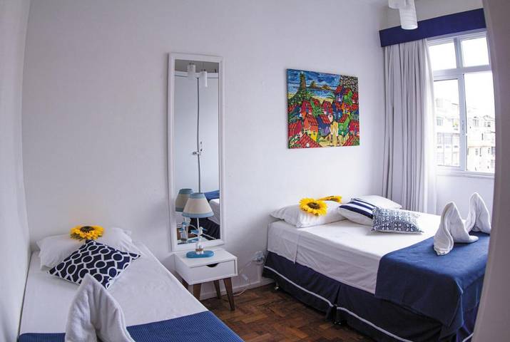 Apartamento para 9 personas, con vistas, Se admiten mascotas en Copacabana