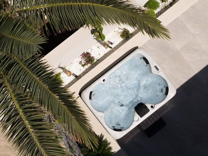 Villa pour 5 personnes, avec piscine ainsi que jacuzzi et jardin à Bali (Crète) - 3