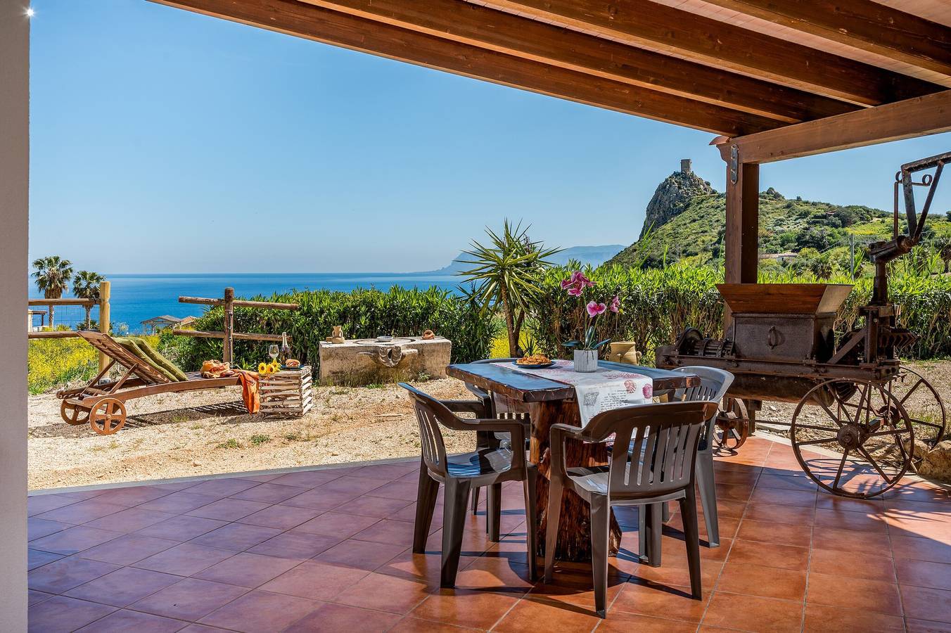 Apartamento entero, Villa Elena 2 Km de la Reserva Natural de Zingaro in Scopello, Castellammare del Golfo