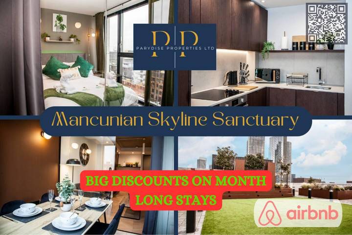 Appartamento per 2 persone, con Terrazza e Giardino nonché Vista lago a Manchester