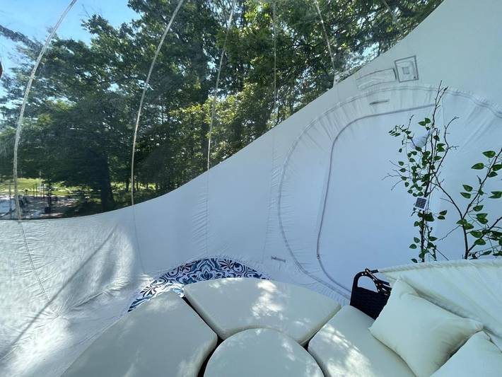 Camping für 2 Personen, mit Whirlpool und Terrasse sowie Garten und Pool in Marche - 4