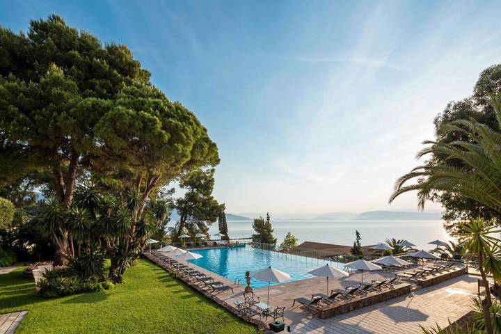 Vakantiepark voor 2 personen, with Whirlpool and Terras as well as Tuin and Sauna op Corfu