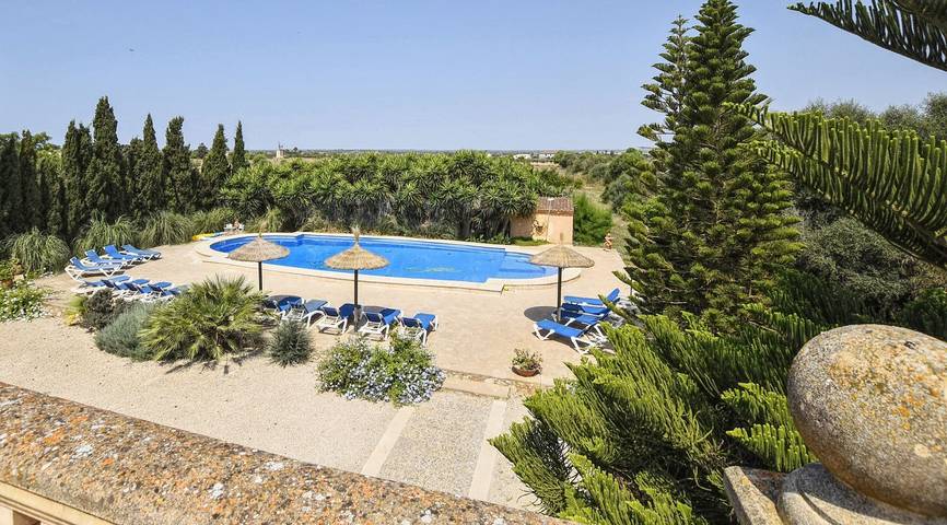 Casa rural para 16 personas, con Balcón y Jardín en Campos - 2