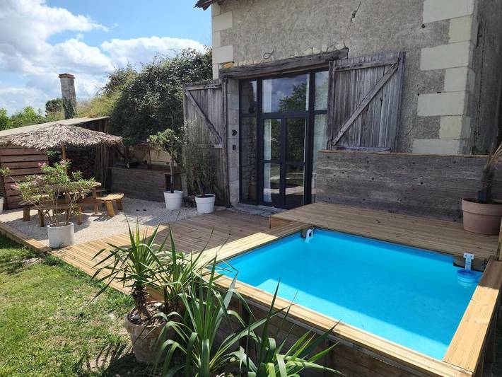Maison de vacances pour 4 personnes, avec terrasse ainsi que vue et jardin - 1