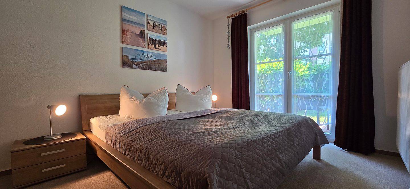 Apartamento entero, Strandnahe 2-Zimmer-Ferienwohnung für 3 Pers. mit Fahrrädern in Graal-Müritz, Rostock y sus alrededores