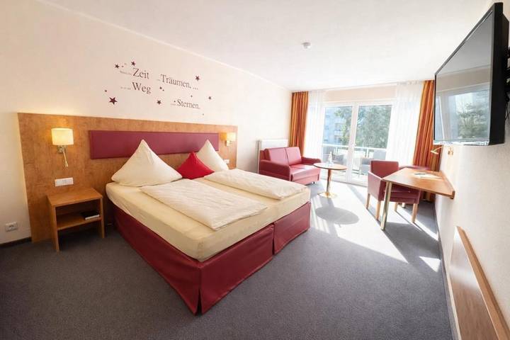 Ferienhaus für 4 Personen, mit Terrasse und Garten sowie Ausblick in Bad Schönborn