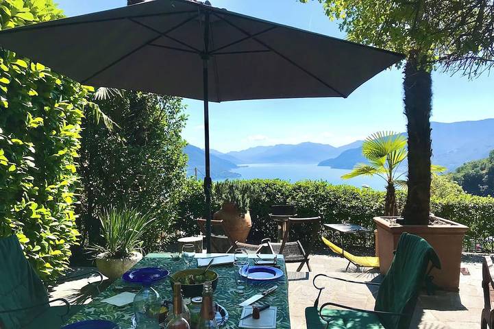 Ferienhaus für 5 Personen, mit Garten in Brissago