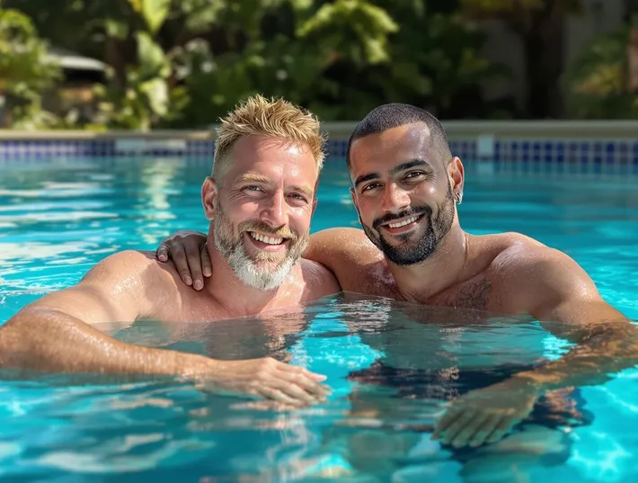 Resort para 2 personas, con jardín además de piscina y jacuzzi - 1