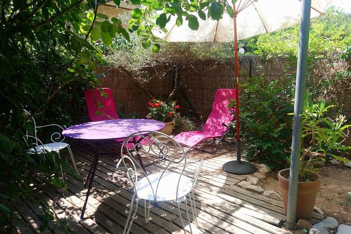 Appartement de vacances pour 3 personnes, avec Jardin