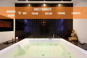 Gîte pour 4 personnes, avec sauna et jardin ainsi que piscine et vue dans Office De Tourisme Et Des Congres De Mandelieu