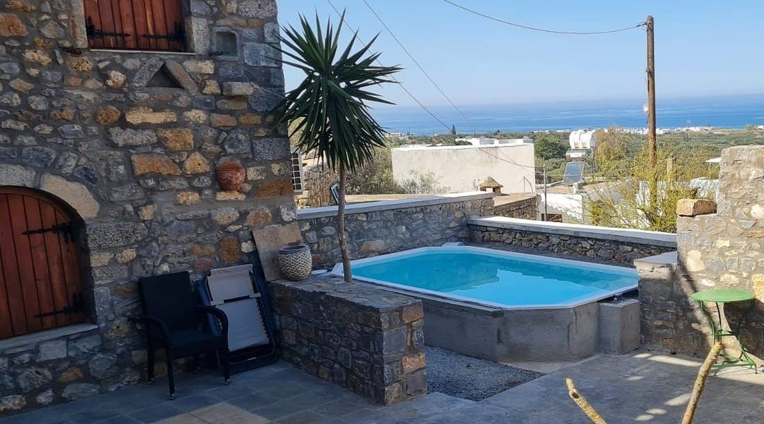Holiday home for 6 people with terrace in Milatos, Lasithi