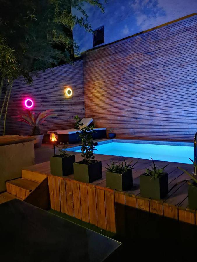 Gîte pour 2 personnes, avec terrasse ainsi que piscine et jardin à Lodève - 4