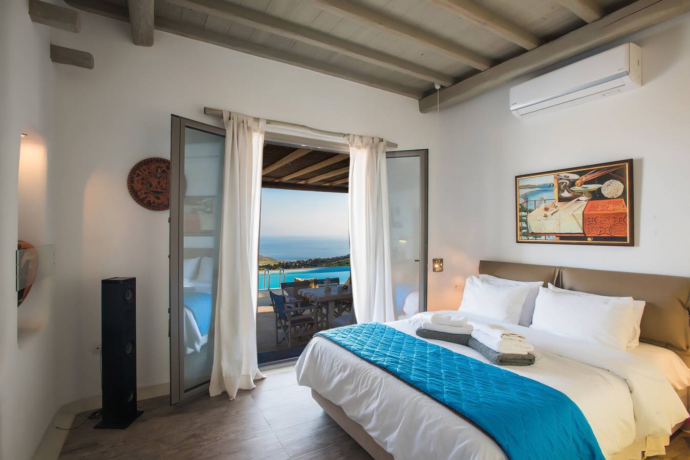 Villa 'Amallini, Luxe Infinity Pool' mit Meerblick, Wlan und Klimaanlage in Mykonos