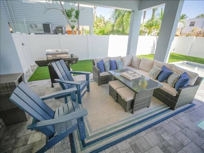 Vacation house for 14 people, with hot tub and terrace in Bradenton Beach