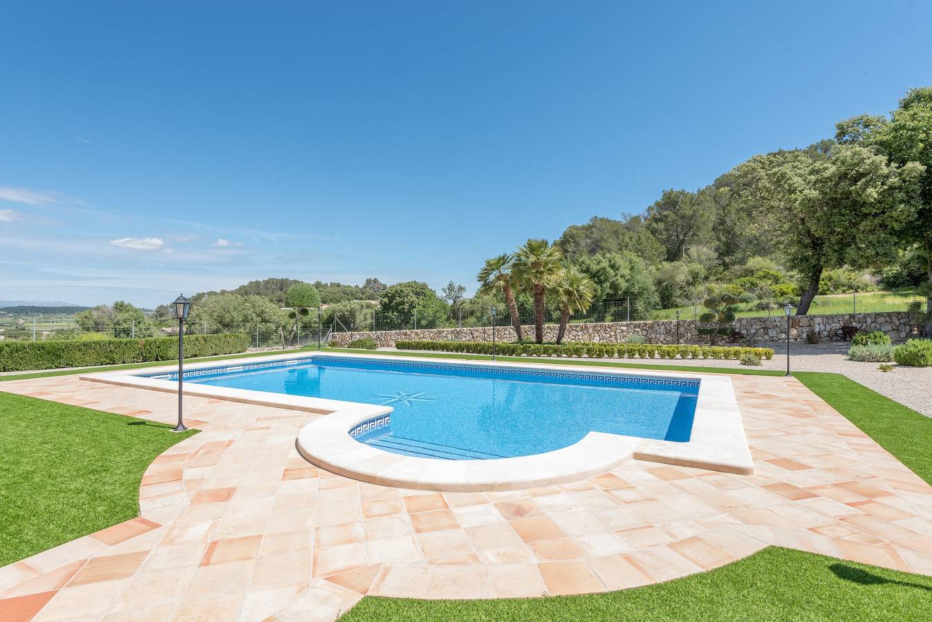 Villa majorquine typique "S'Era de Son Roig" avec jardin, piscine et Wi-Fi in Sant Joan (Mallorca), Majorque l'intérieur des terres