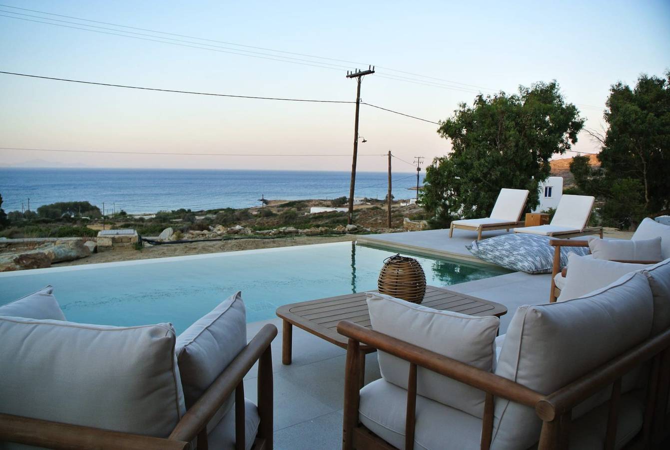 Superb Ios Villa | Villa Kyma | 1 Bedroom | Breathtaking Sea Views | Private Outdoor Pool | Private Furnished Terrace | Outdoor Dining Area | Private Garden | Prime Location in Ios