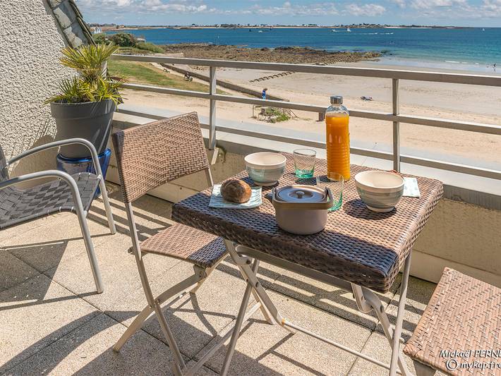 Gîte pour 3 personnes, avec Balcon et Terrasse à Larmor-Plage