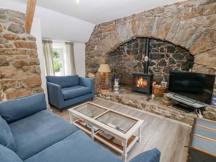 Casa rural para 4 personas con jardín in Gwynedd
