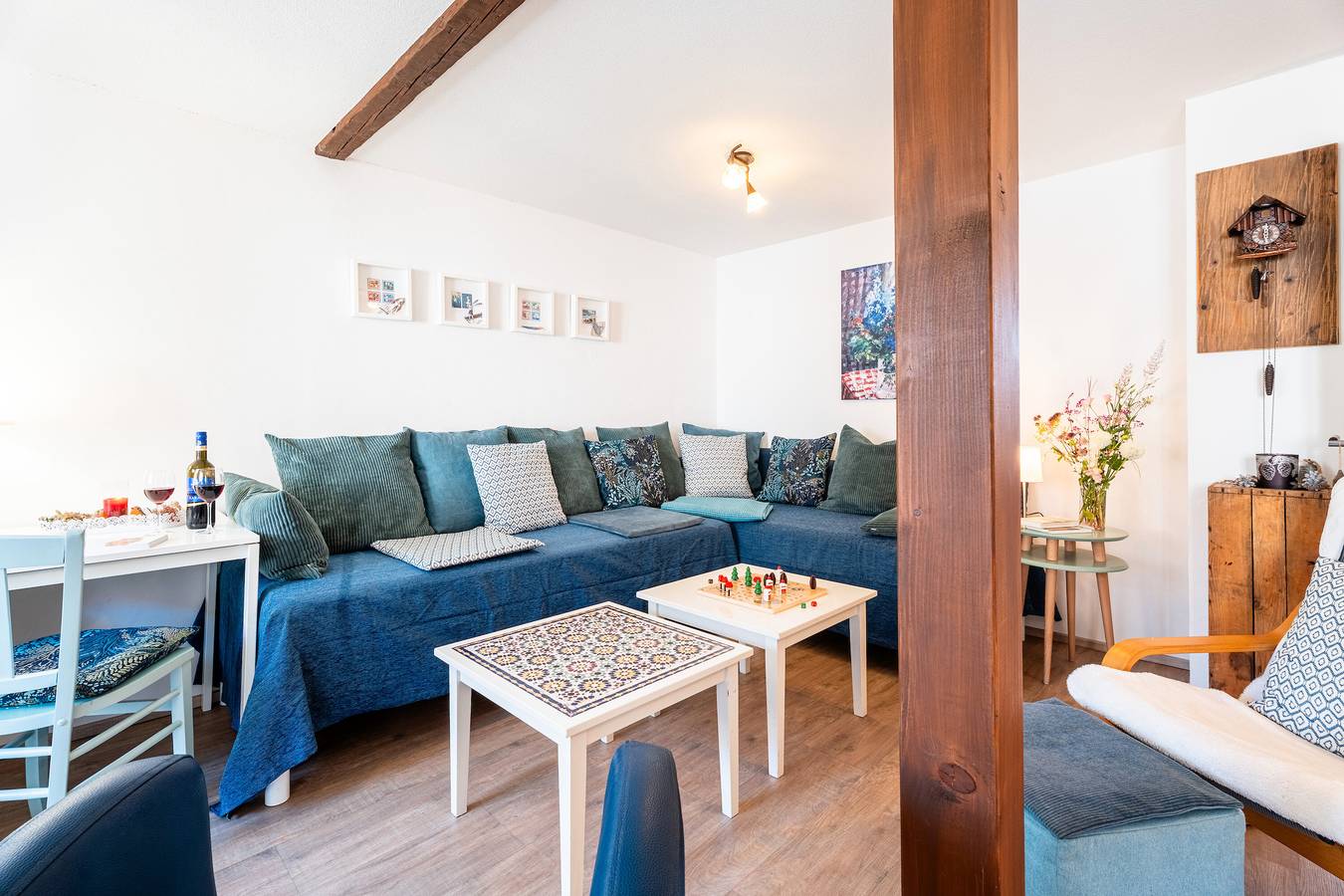 Ferienhaus 'Alte Schmiede Ferienhaus Dorfbach' mit gemeinsamer Terrasse, Garten und Wi-Fi in Lahr, Mittlerer Schwarzwald