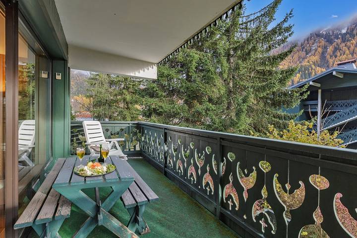 Chalet pour 6 personnes, avec balcon, adapté aux familles dans Argentière