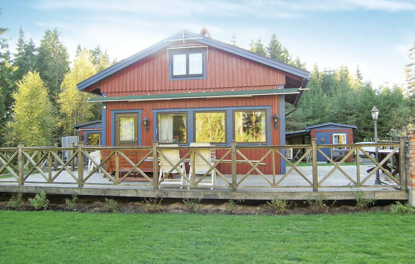 Ferienhaus für 6 Personen mit Terrasse in Starkeryd, Linnesjön