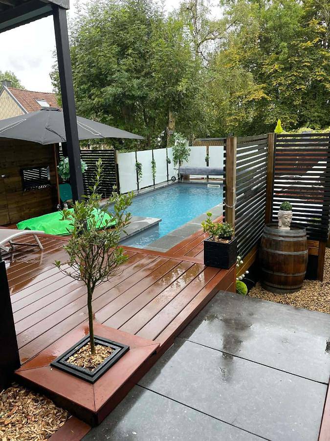 Gîte pour 4 personnes, avec sauna et piscine ainsi que balcon et jacuzzi à Theux - 4