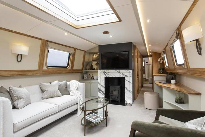 Boot für 4 Personen, mit Seeblick und Ausblick sowie Terrasse in Berlin