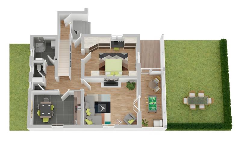 Ganze Wohnung, Apartment 'Seenähe' mit gemeinsamer Terrasse, gemeinsamem Garten und Wlan in Gemeinde Mattsee, Bezirk Salzburg-Umgebung