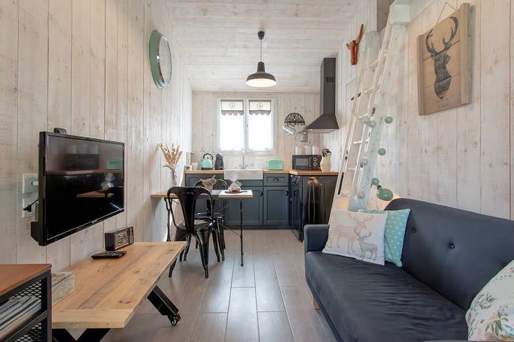 Maison de vacances pour 3 personnes, avec jardin et terrasse