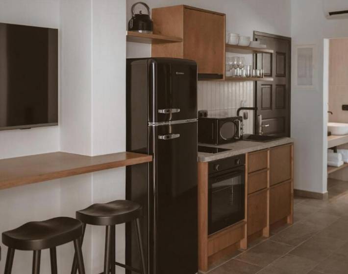 Location de vacances pour 5 personnes, avec Vue sur l’océan ainsi que Balcon et Terrasse dans Agia Anna - 3