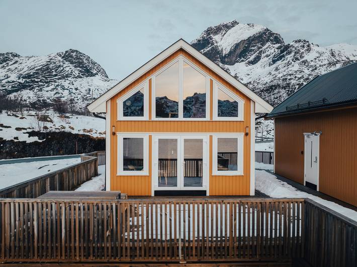 Hus för 5 Personer, med Balkong samt Terass och Bastu i Lofoten