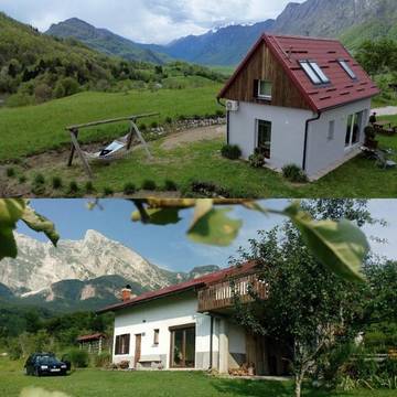 Gîte pour 5 personnes, avec jardin et vue à Kobarid