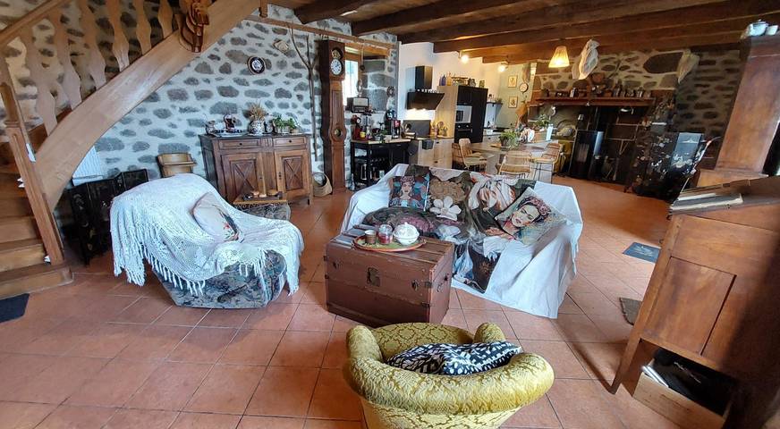 Gîte pour 5 personnes, avec jardin à Thiézac - 3