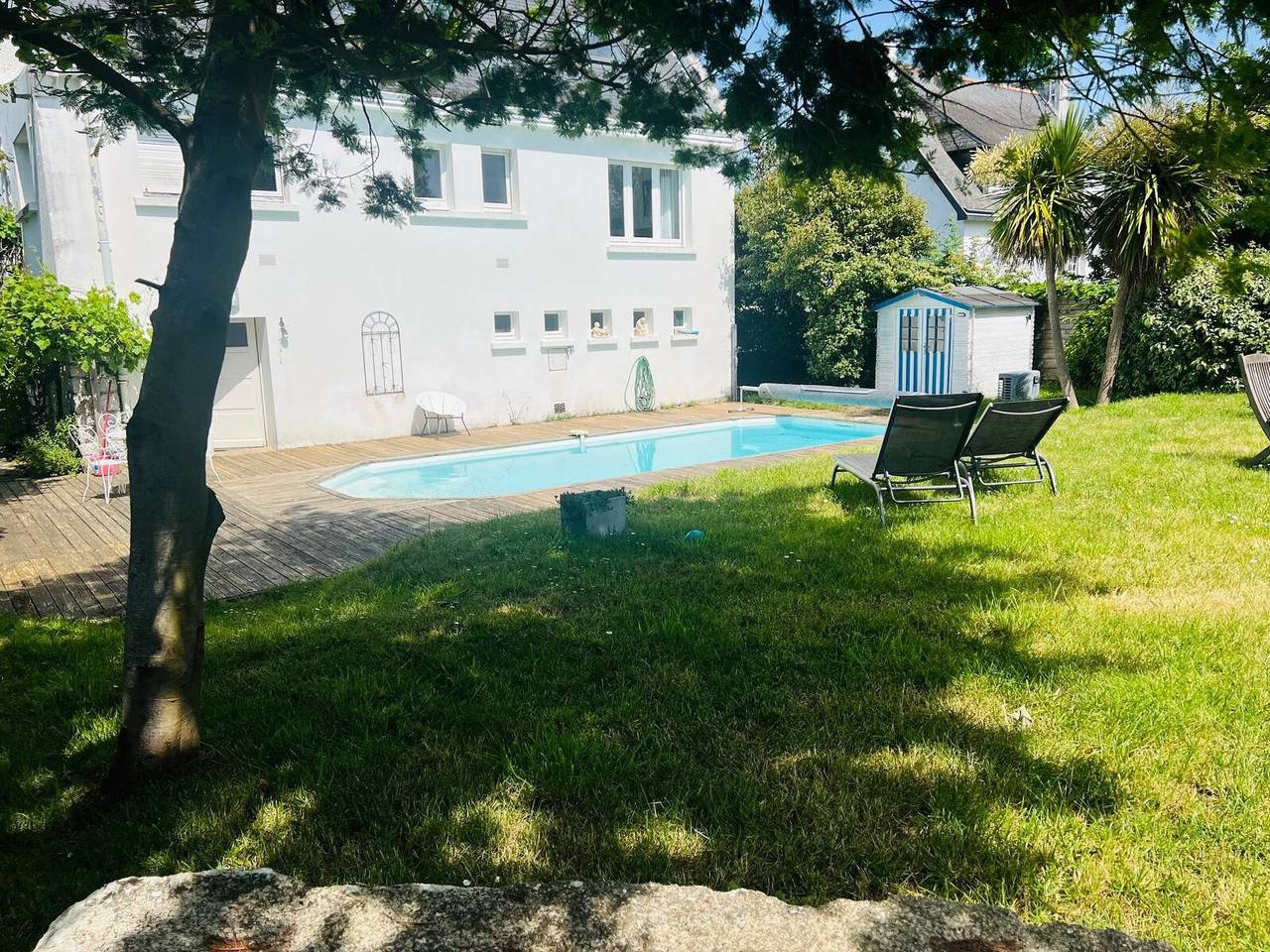 La Parenthèse Océane – Piscina privada, jardín y Wi-Fi cerca de la playa in Le Cabellou, Concarneau
