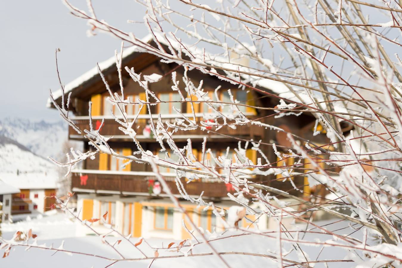 Ganze Ferienwohnung, Chalet Ferienwohnungen Schwalbennest Moos Grächen - 10-Bettwohnung, 1227 in Grächen, Walliser Alpen