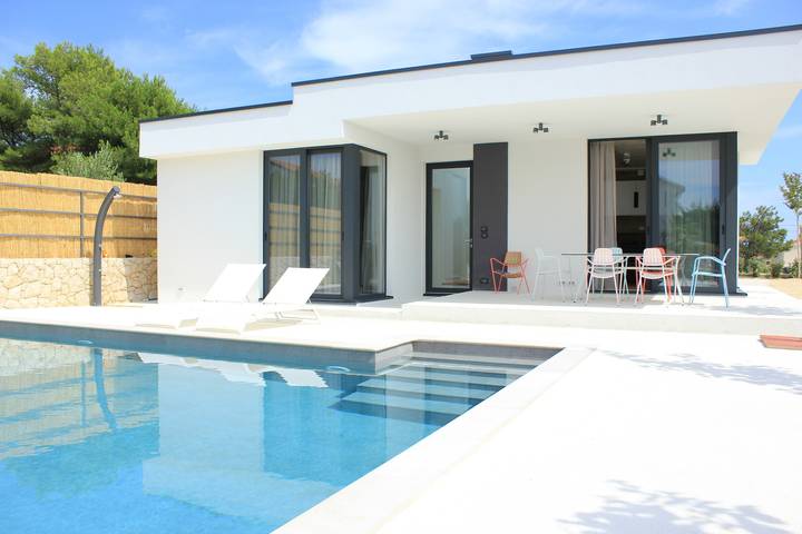 Ferienhaus mit Meerblick für 6 Personen, mit Garten und Terrasse, kinderfreundlich in Barbat na Rabu - 4