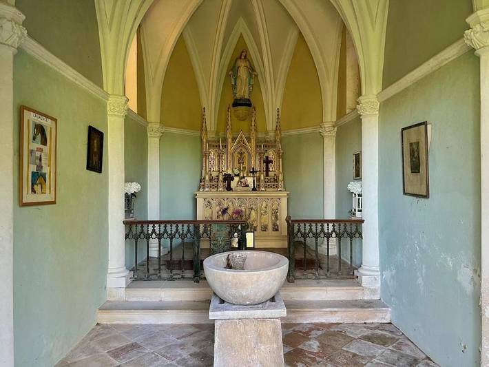 Location de vacances pour 10 personnes, avec jardin ainsi que piscine et vue à Vélines - 4