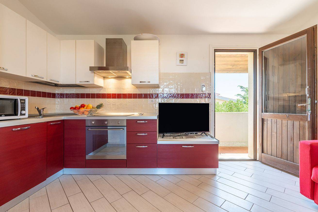 Ganze Wohnung, Ferienwohnung für 6 Personen mit Balkon/Terrasse in Pirotto Li Frati, Badesi