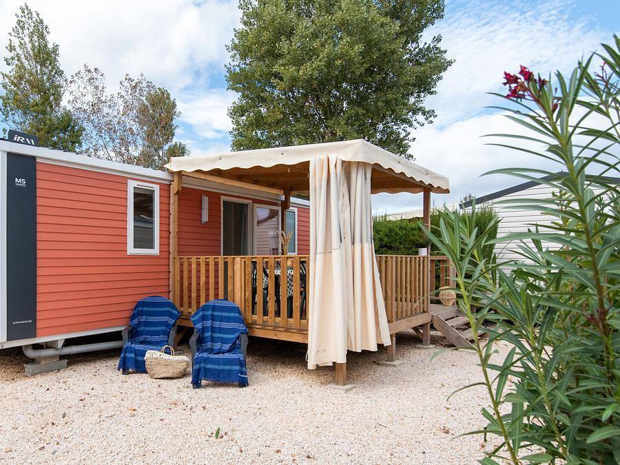 Camping Club Les Tamaris 5* - Ms Vacances - Mobilhome 4 personnes - Faro Confort Climatisé in Le Barcarès, Côte méditerranéenne (France)