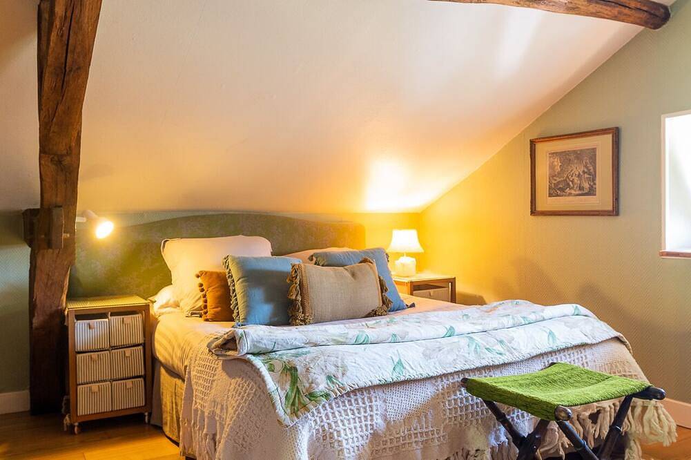 Ferienhaus-Hütte-Ensuite mit Dusche-Blick auf den Wald in Saint-Paterne-Racan, Tours und Umgebung