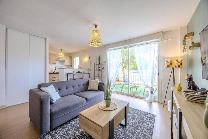 Apartamento de vacaciones para 4 personas, con jardín y terraza - 1