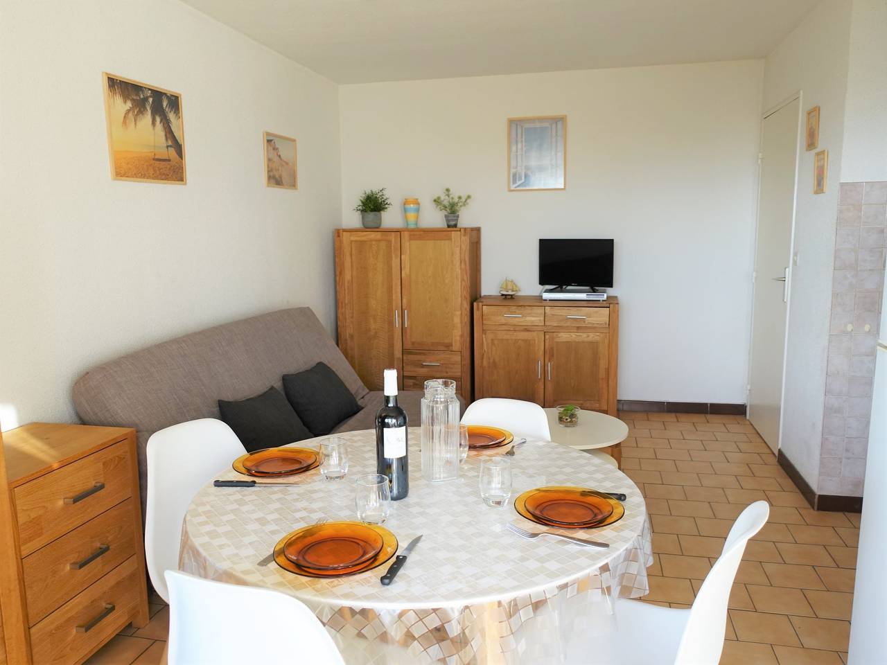 Ganze Wohnung, Les Balcons de la Méditerranée in Narbonne Plage, Narbonne