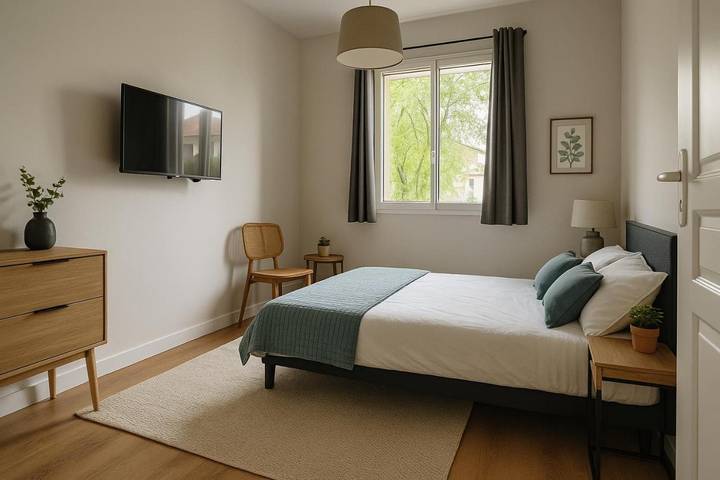 Location de vacances pour 2 personnes, avec terrasse à Noaillan - 2