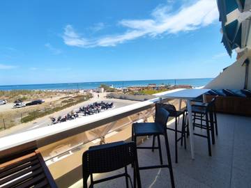 Gîte pour 4 personnes, avec terrasse dans Cap d'Agde naturiste
