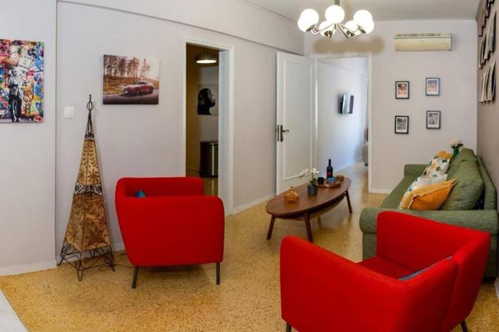 Apartamento para 5 personas, Se admiten mascotas en Ática