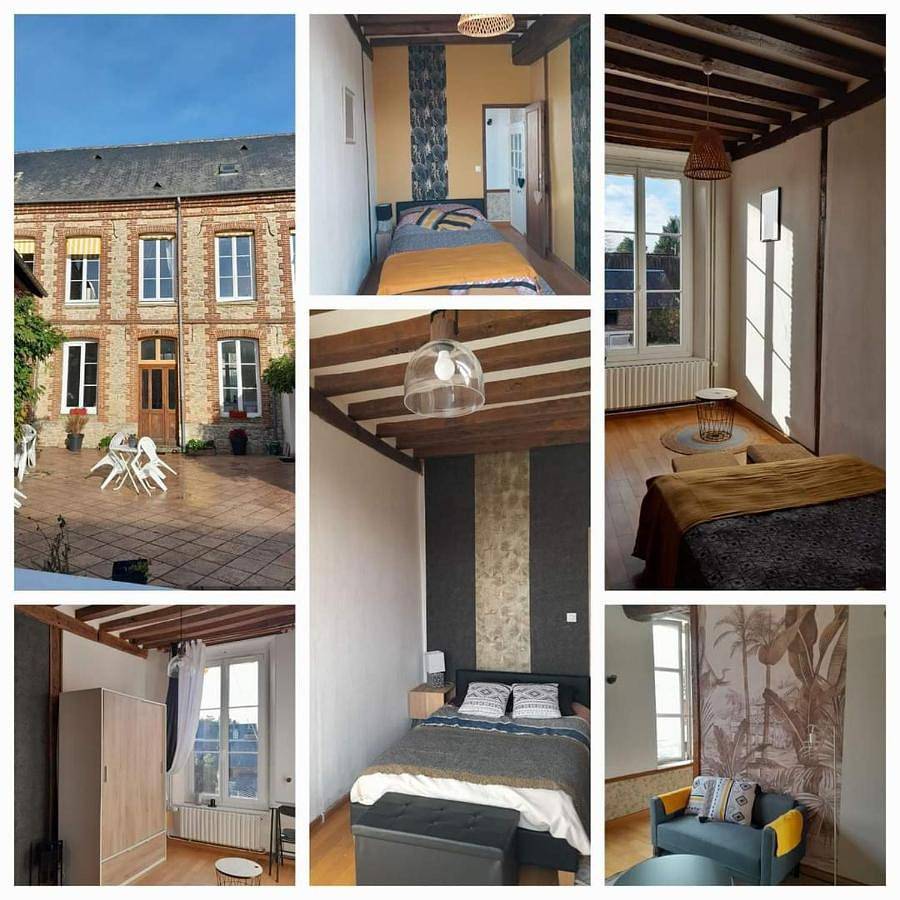 Single Room with Garden View in Gournay-en-Bray, Région de Dieppe