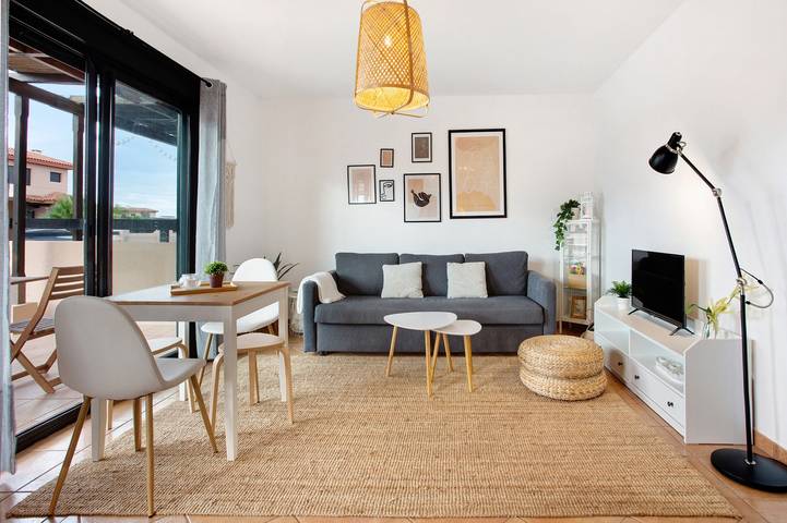 Ferienhaus für 3 Personen, mit Kinderpool und Garten