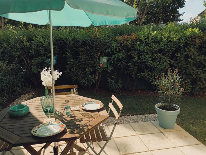 Appartement de vacances pour 5 personnes, avec jardin