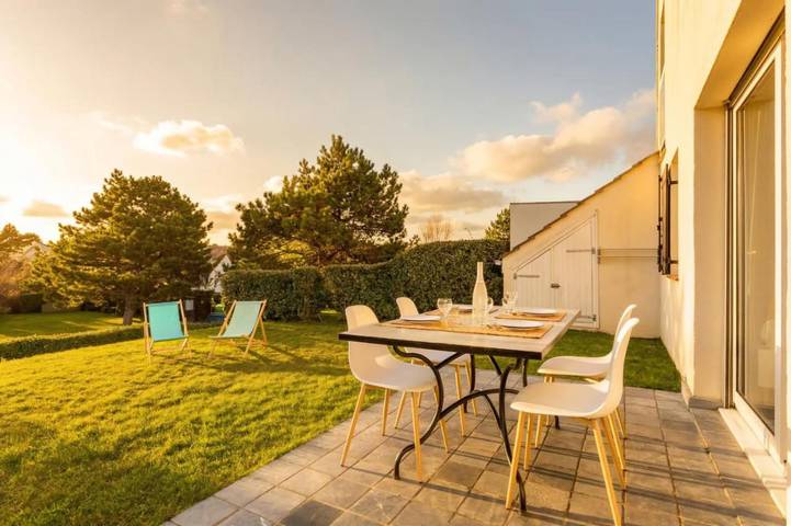 Location de vacances pour 6 personnes, avec jardin et terrasse dans Golf du Touquet